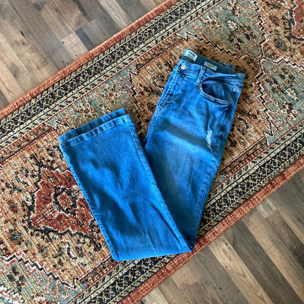 Kensie High Rise Bootcut Jeans, 12